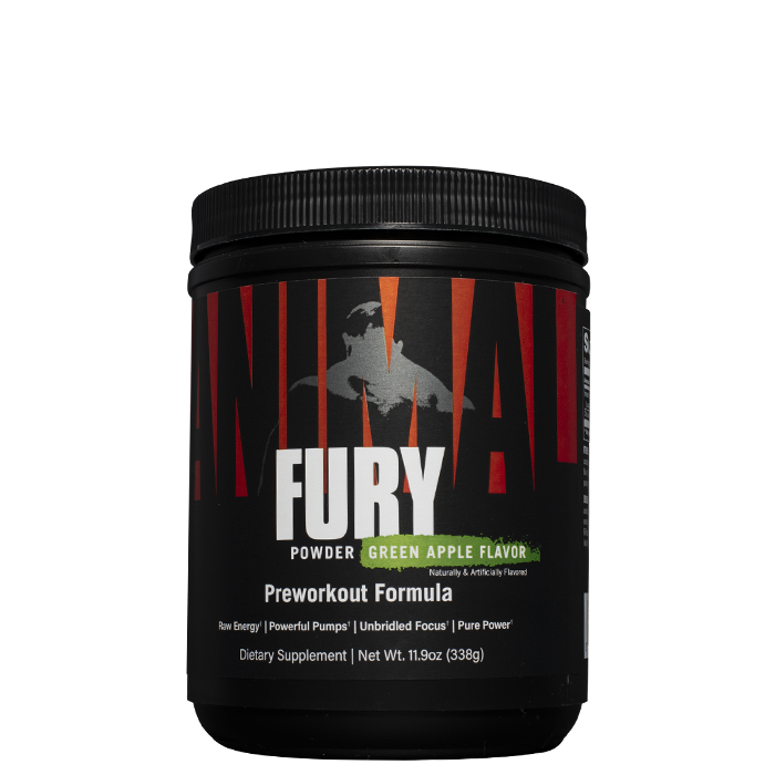 Animal Fury PWO 30 portioner green_apple