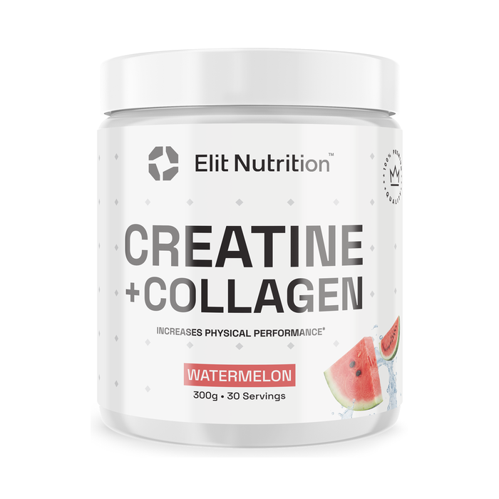 Kreatin + Kollagenpeptider Vandmelon 300 g