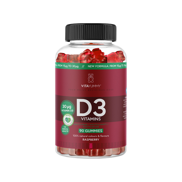 37 D3 Vitamin Hindb&aelig;r 90 st Gummies