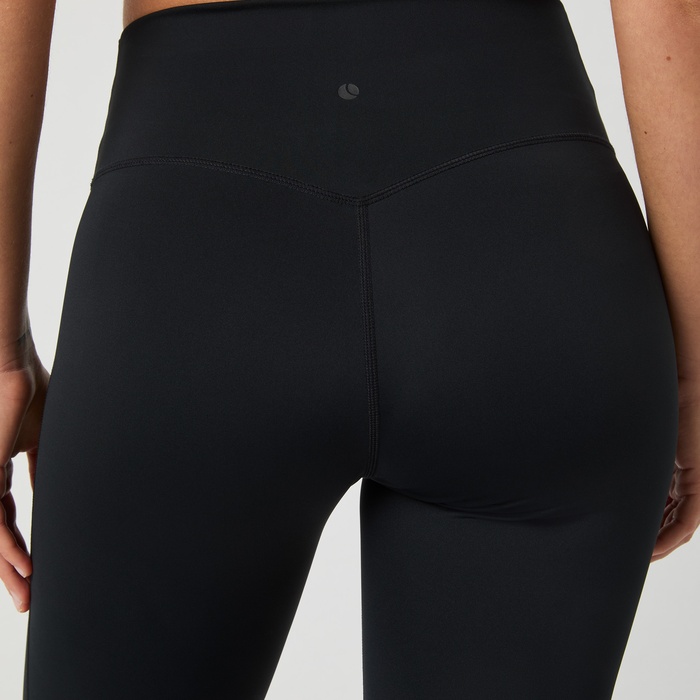Borg Flare Tights Kort Brun