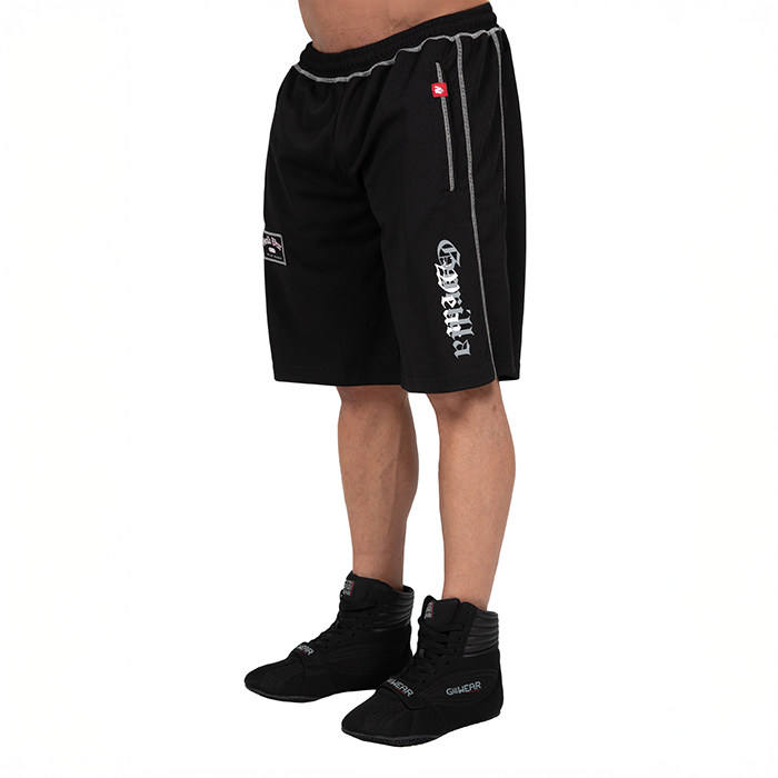 Marlow Mesh Shorts Sort Gr&aring;