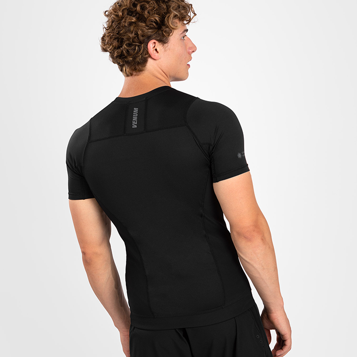 G-Fit Air Rashguard Kort&aelig;rmet Sort