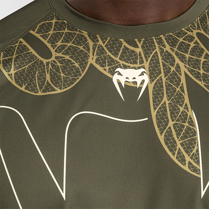 Serpenti Dry Tech T-shirt Khaki Bronze Ivory