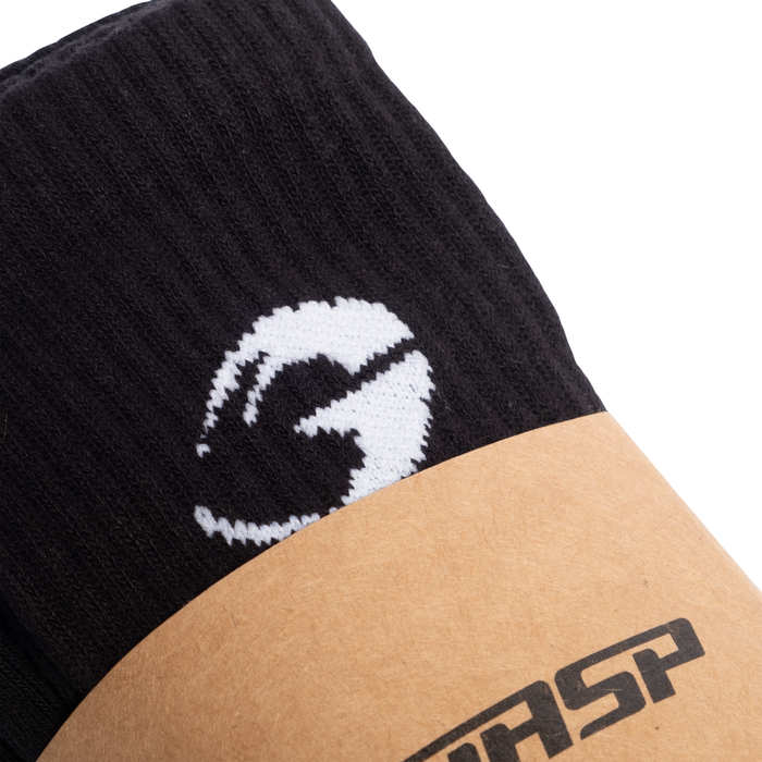 Gasp crew socks 3-p, Black