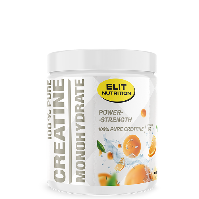 ELIT 100% ren kreatinmonohydrat 300 g orange