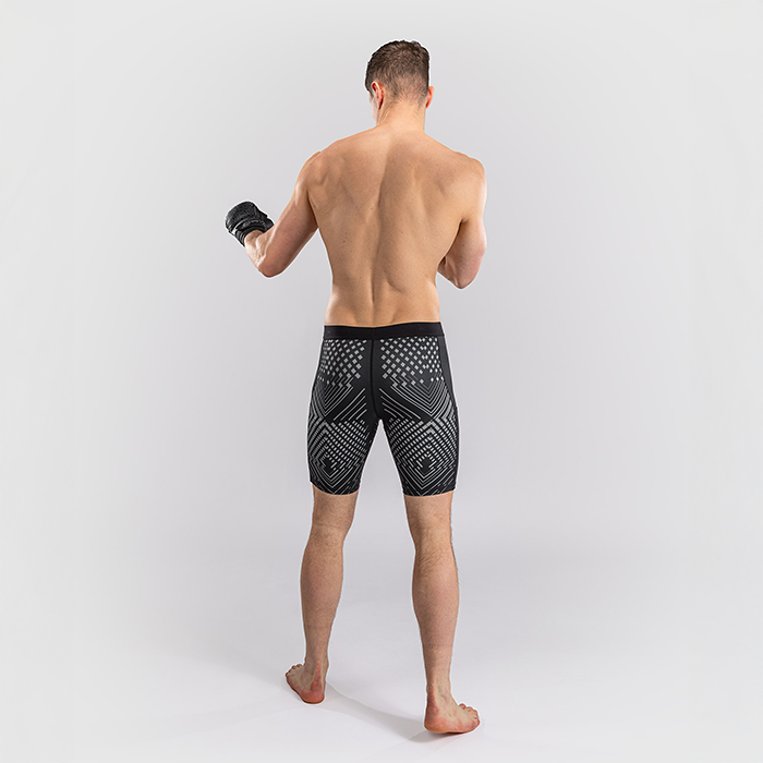 Venum Midnight Fury Vale Tudo Shorts Sort Gr&aring; S&oslash;lv