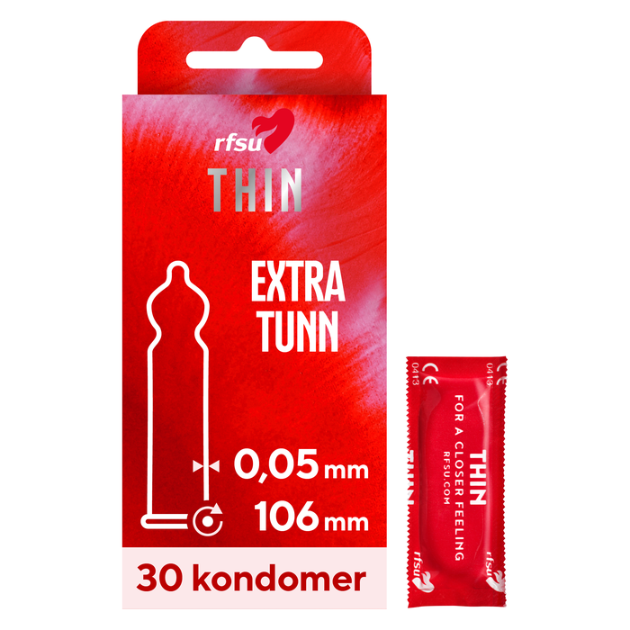 Thin Kondomer Ekstra Tynde 30 stk