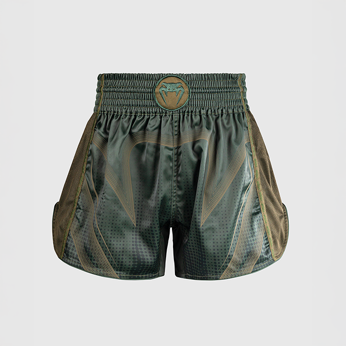 Venum Stealth Muay Thai Shorts Khaki Gr&oslash;n