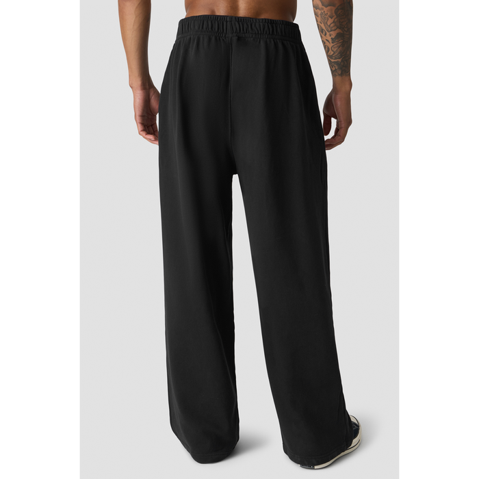 Grit Wide Pants, Stonewashed Black