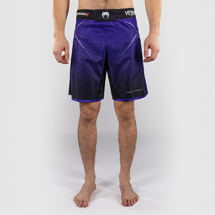 Venum x TEKKEN 8 Fightshorts Kazuya Sort Lilla