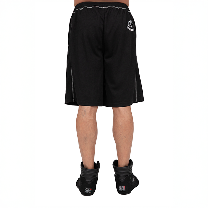 Marlow Mesh Shorts Sort Gr&aring;