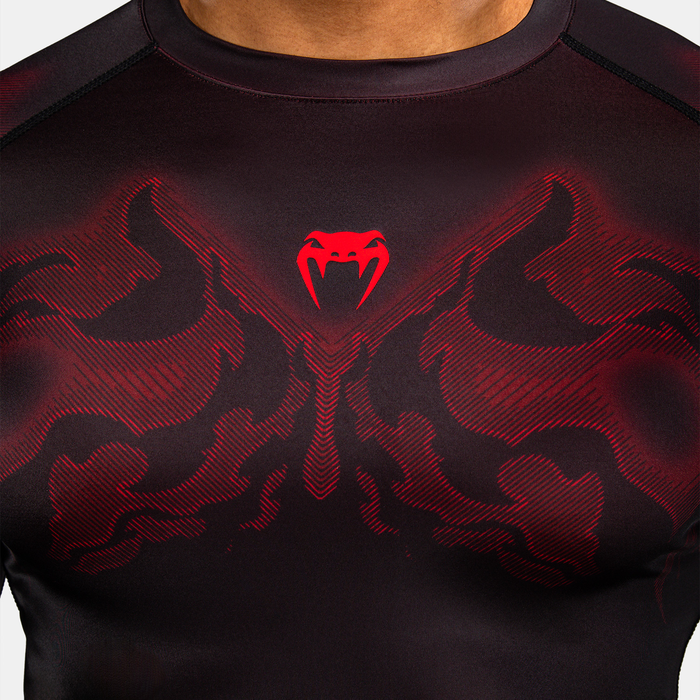 Venum Spectre Lang&aelig;rmet Rashguard Sort R&oslash;d
