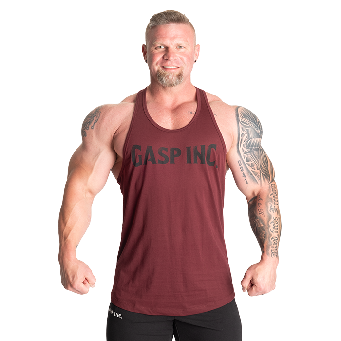 Essential T-Back Top M&oslash;rker&oslash;d