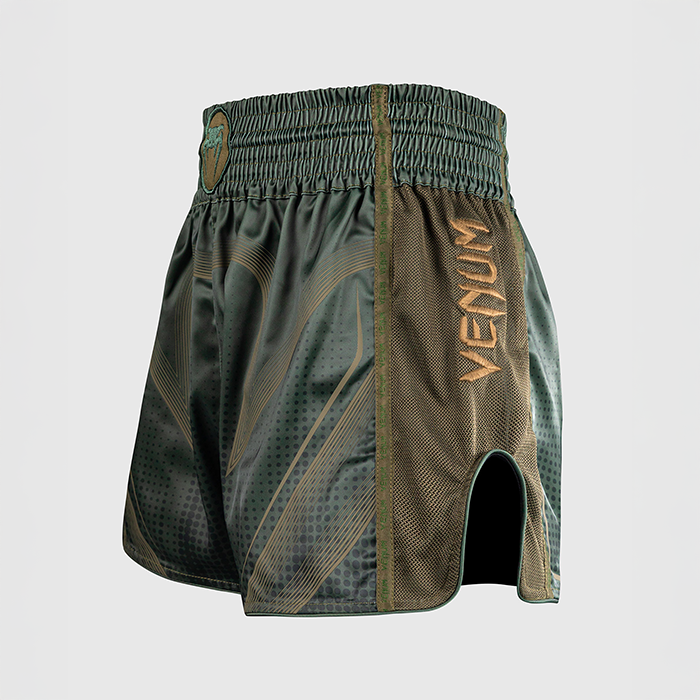 Venum Stealth Muay Thai Shorts Khaki Gr&oslash;n
